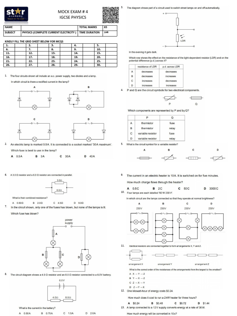 Mock Exam Section 4 | PDF
