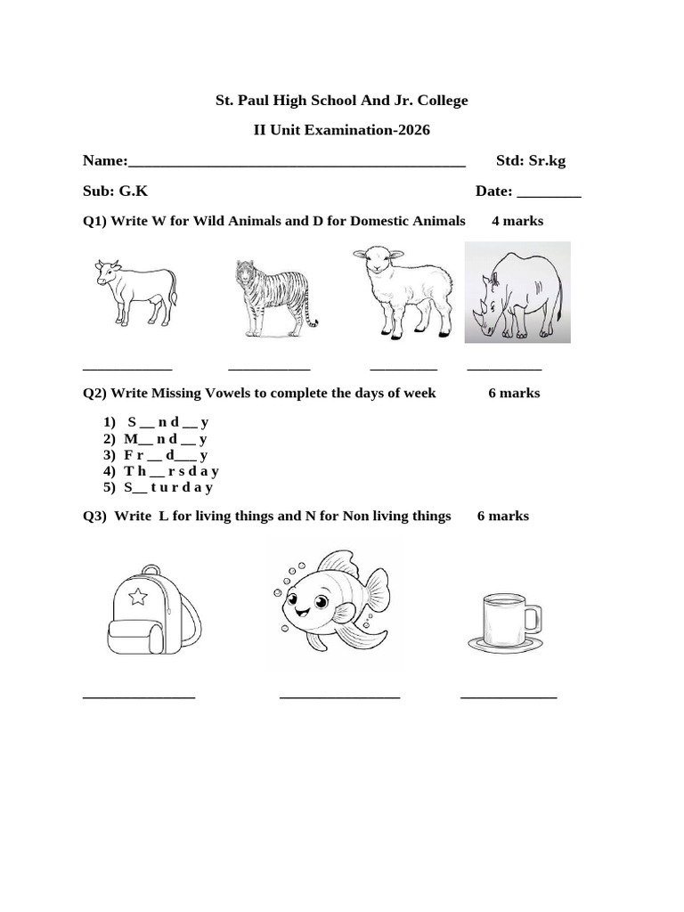 GK 2nd Unit 2026 (SRKG) | PDF