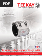 Teekay Pipe Coupling Installation Guide | PDF | Pipe (Fluid Conveyance ...