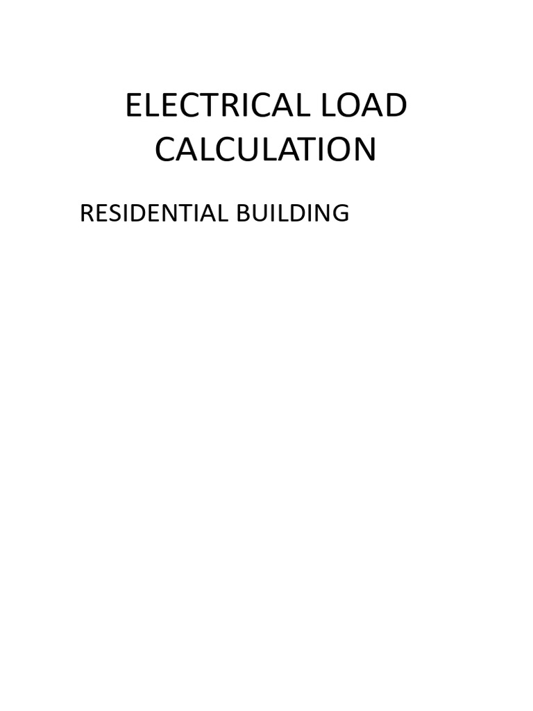 9 Ele Load Format | PDF