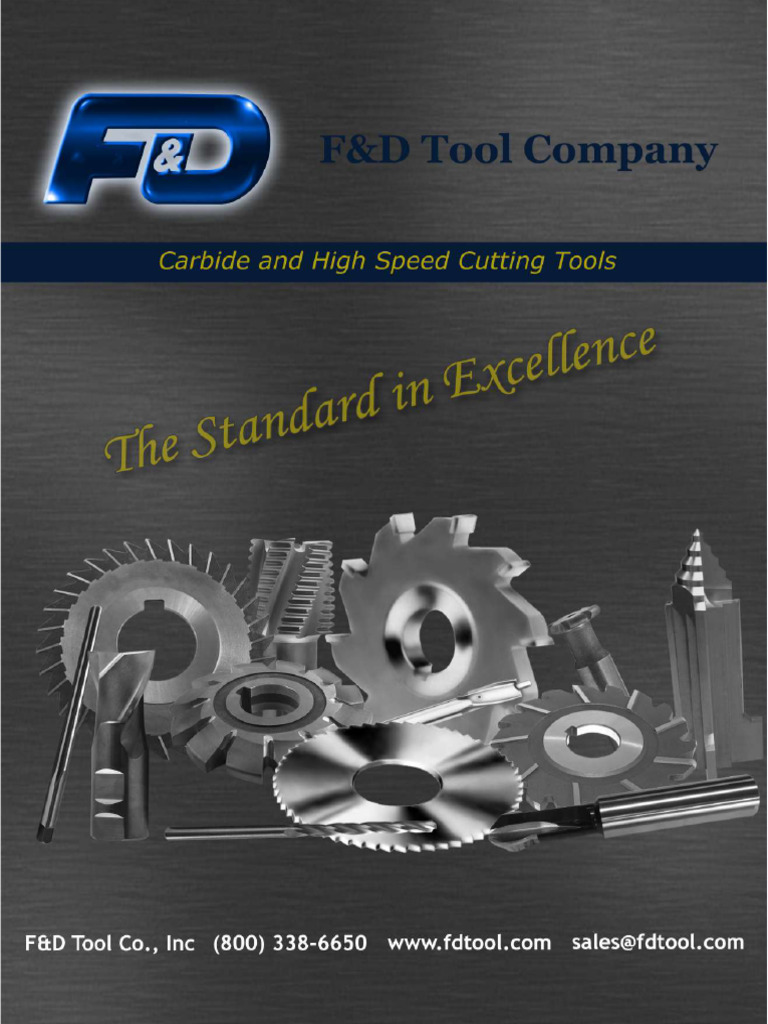 F D Tool-Catalog Compressed | PDF | Industrial Processes | Equipment