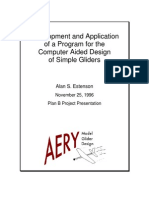 Design and Application of a Computer Program for Simple Glider CAD