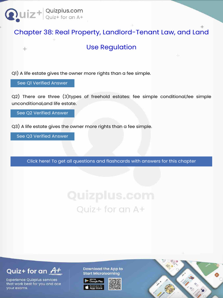 A Life Estate Gives the Owner More Rights Than a Fee Simple | PDF ...