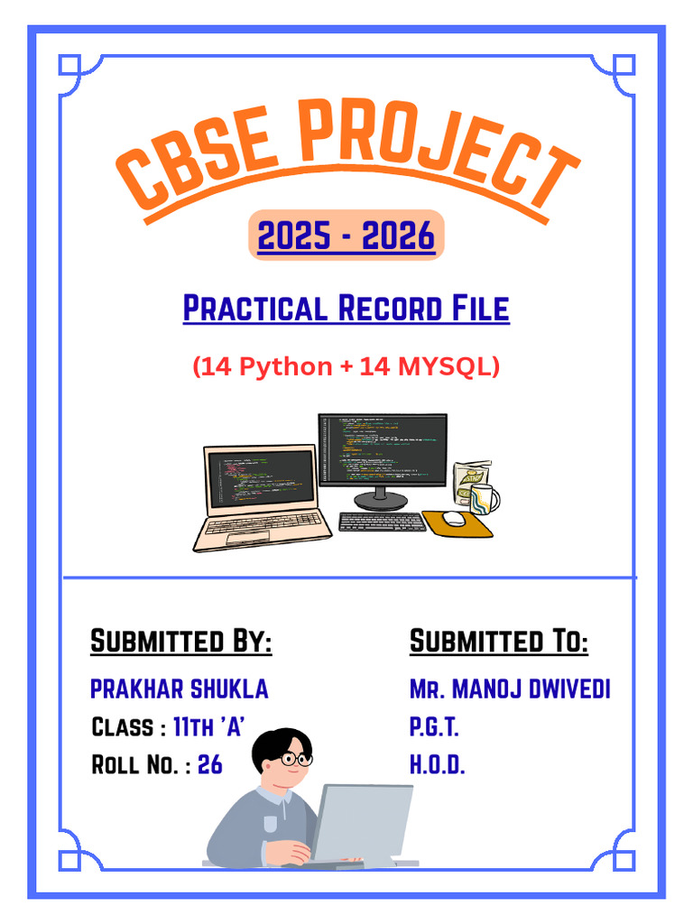 Cbse Project | PDF | Software Engineering | Computer Programming