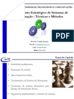 Aula 03 - Capitulo 02 - PDSI - Aula 02 - Planeamento Estratégico - Técnicas e Métodos 