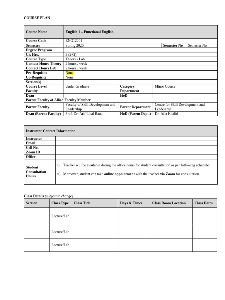 English 1 - Course Outline - Spring 2026 | PDF | Critical Thinking ...