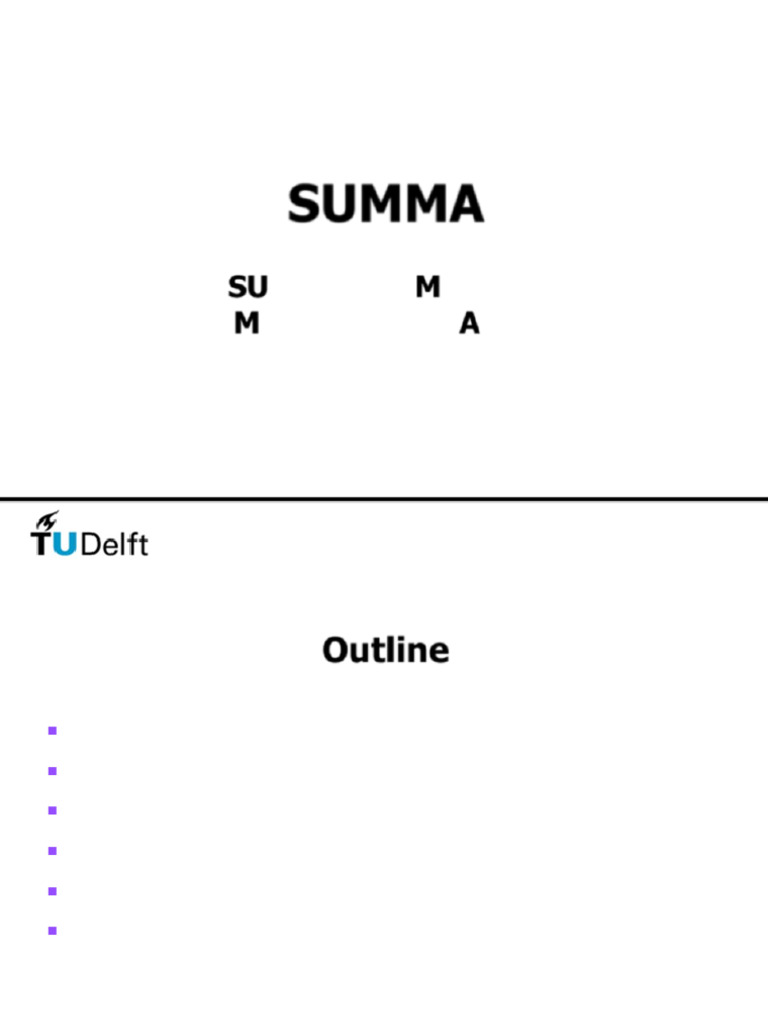 SUMMA Presentation for KIVI Summerschool FINAL | PDF | Sustainability ...