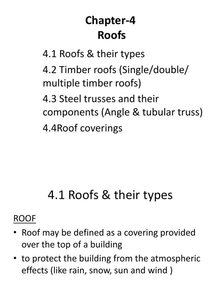 Building Technology | PDF | Roof | Truss