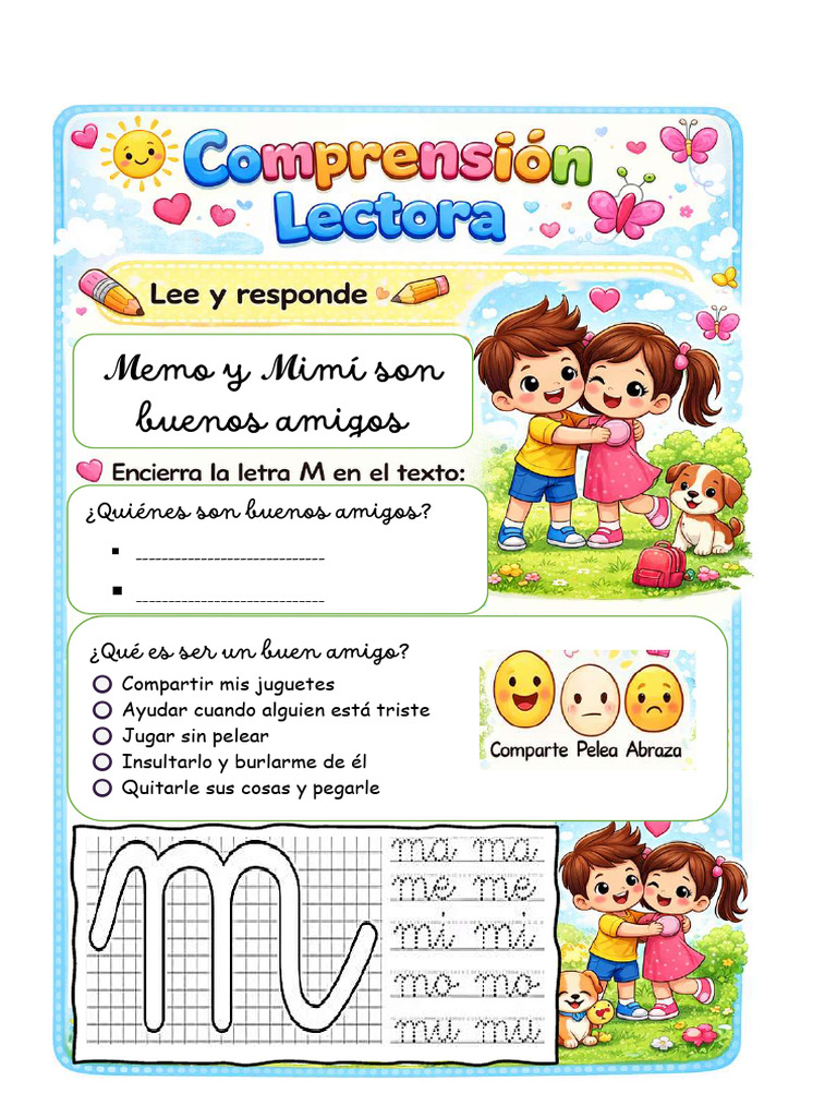 Ficha Letra m | PDF