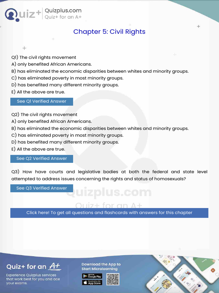 The Civil Rights Movement | PDF | American Government | United States ...