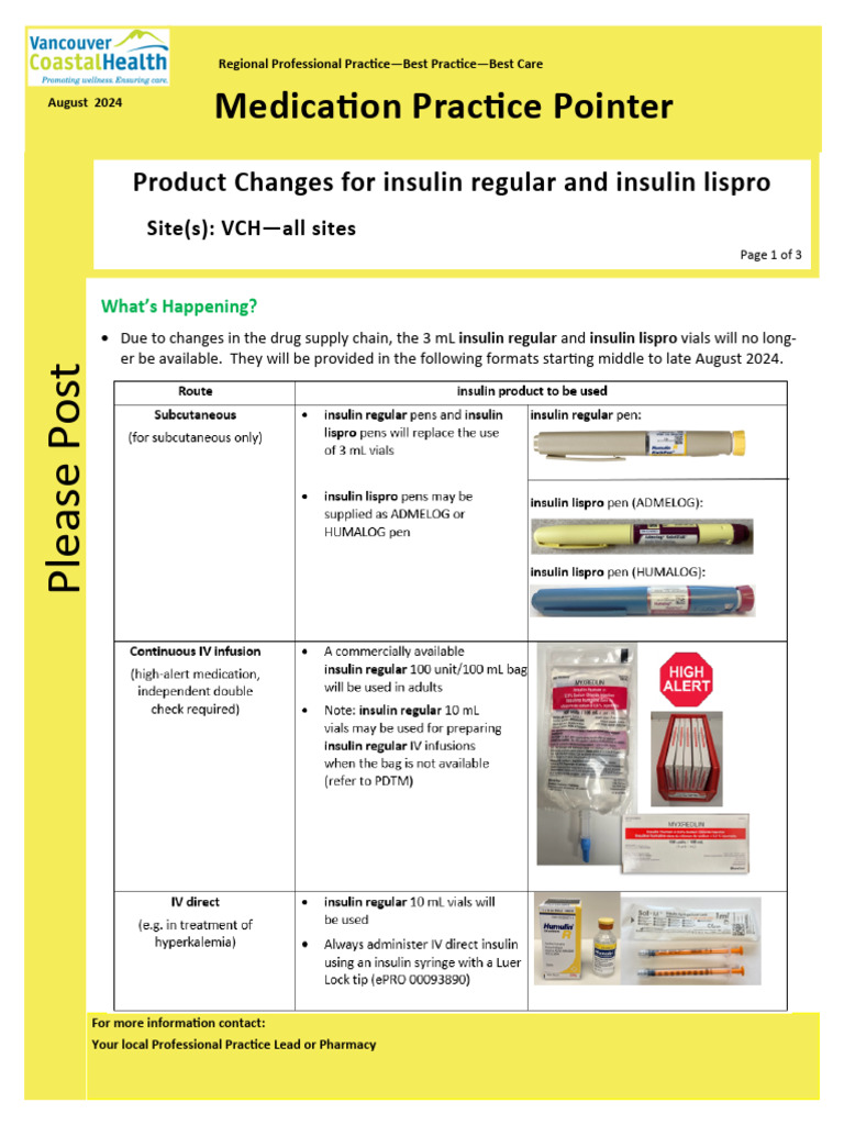 Medication Practice (Insulin) | PDF