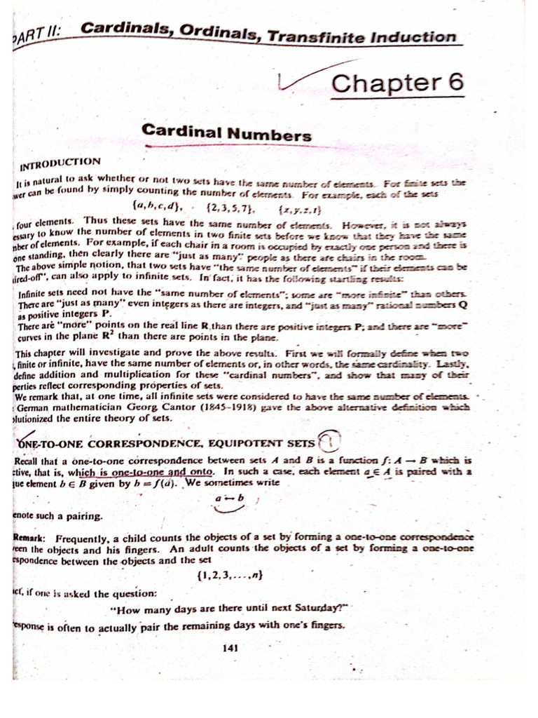 Cardinal Numbers | PDF