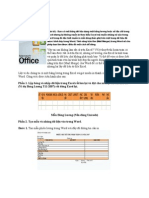 Trộn thư và liên kết dữ liệu giữa Word và Excel 2007