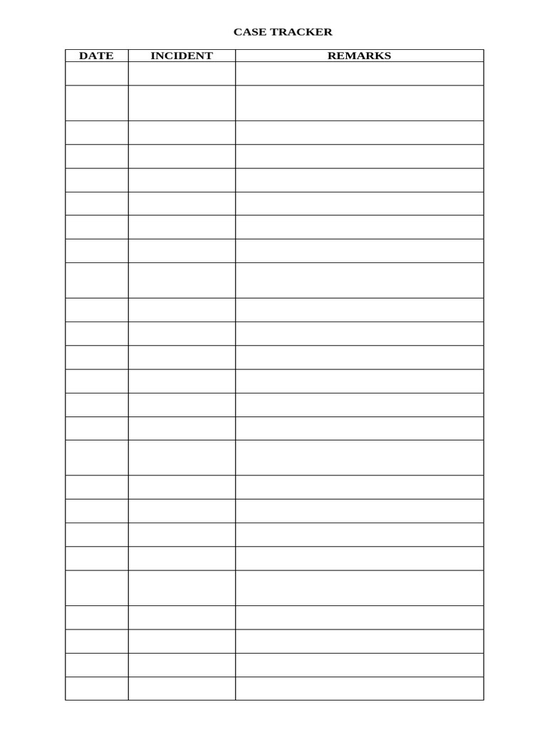 Case Tracker | PDF