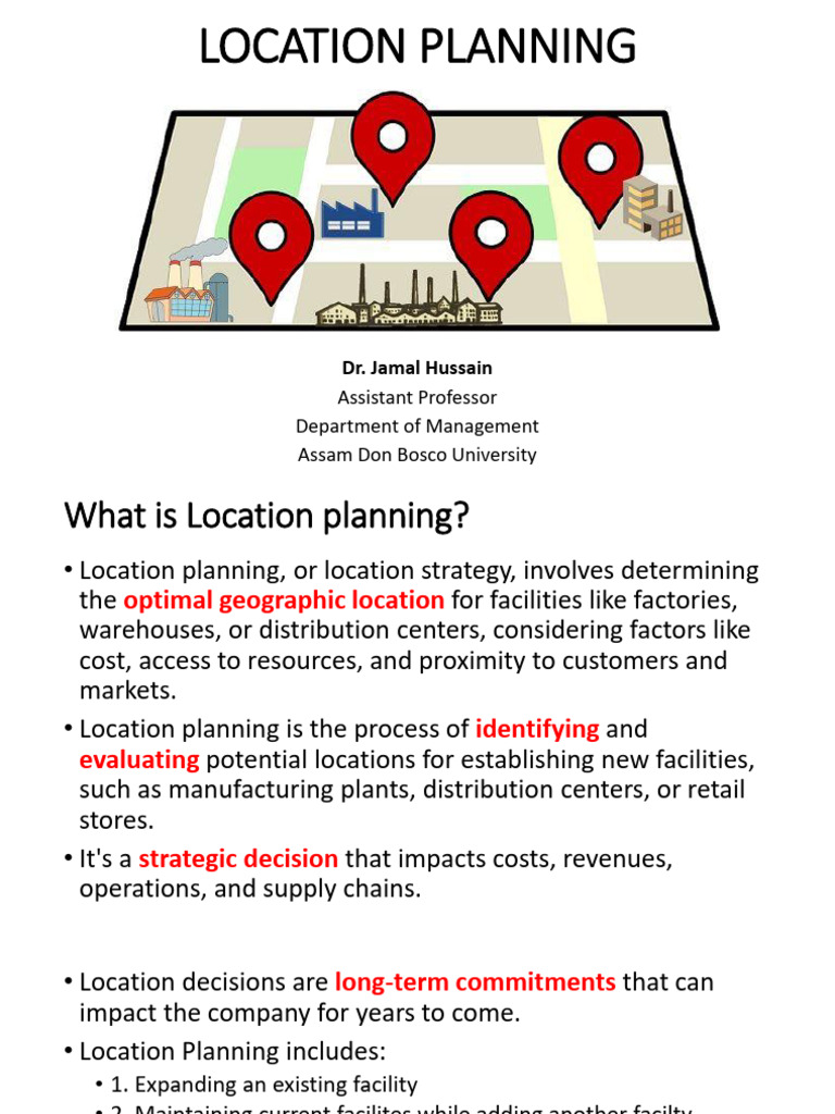 2a. Location Planning | PDF | Warehouse | Supply Chain