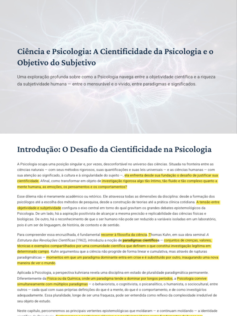 Pré Aula 2 e 3 Metodologia | PDF | Psicologia | Science