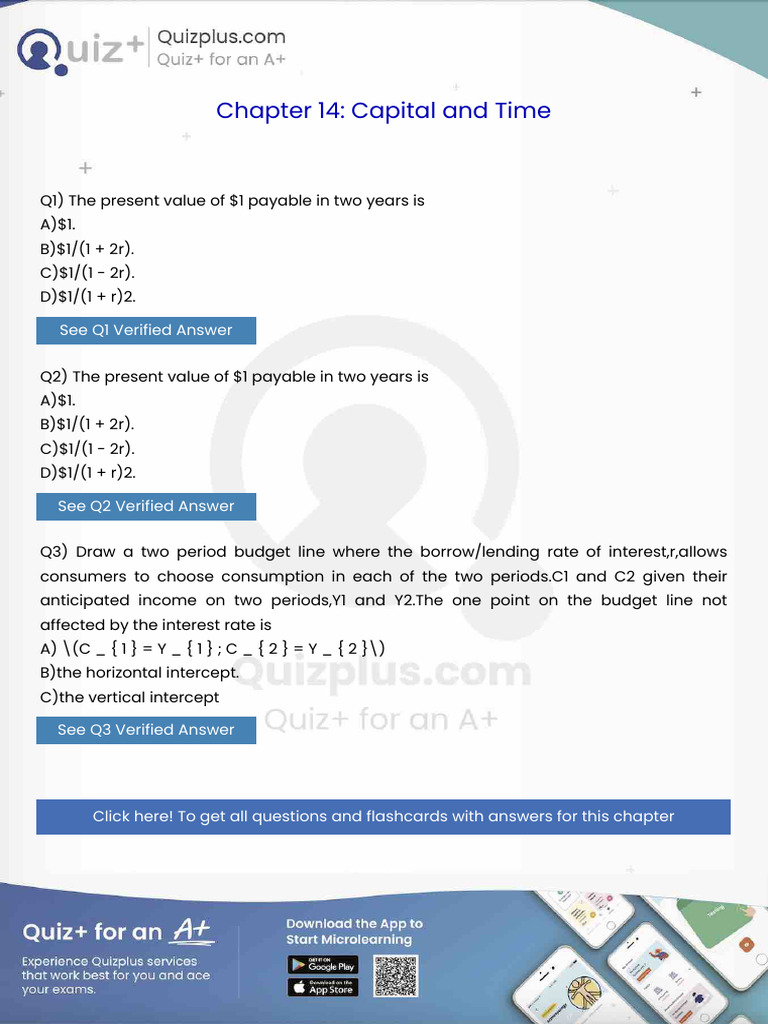 The Present Value of 1 Payable in Two Years Is | PDF | Price Elasticity ...