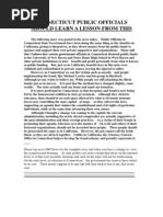 California/Connecticut Fraud Is Fraud