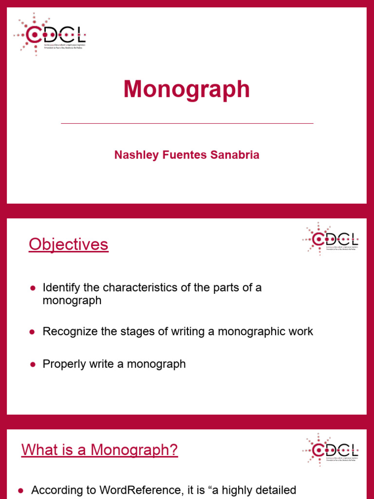 Monograph.pptx | PDF | Thesis | Human Communication