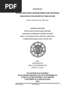 Download Critical Review An Organizational Learning Model for Vocational Education by Joko Prasetiyo SN102556194 doc pdf