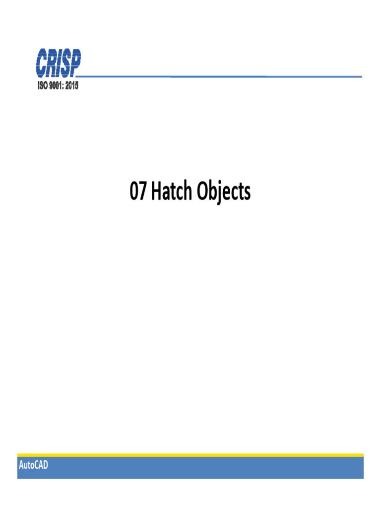 07 Hatch Element | PDF