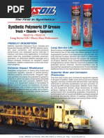 AMSOIL Synthetic Polymeric Truck, Chassis and Equipment Grease (GPTR1, GPTR2)