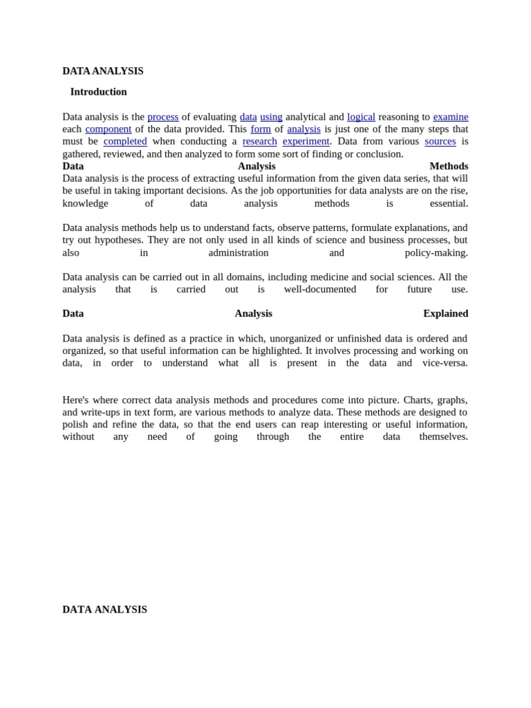 Data Analysis Simplified Notes | PDF | Errors And Residuals ...