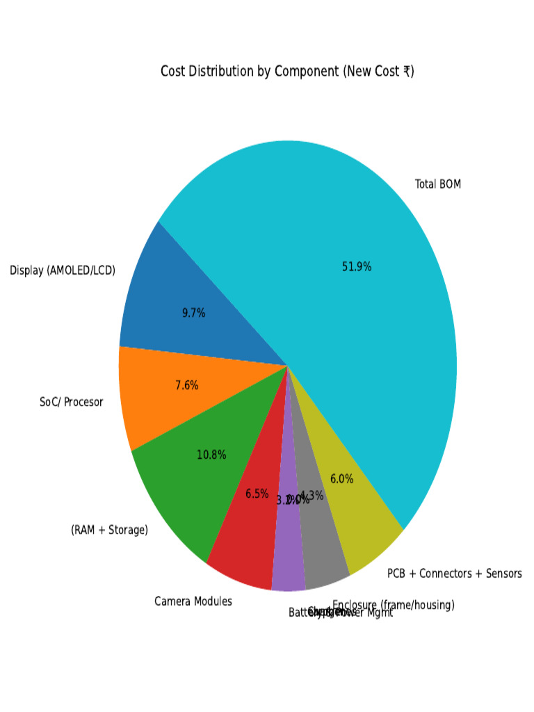 Cost Distribution Pie Chart | PDF