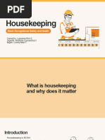 Importance of Good Housekeeping Practices | PDF | Housekeeping | Safety