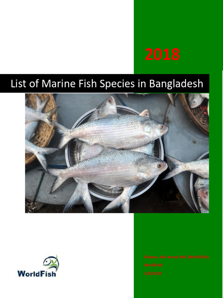 List of Marine Fish Species in Bangladesh | PDF