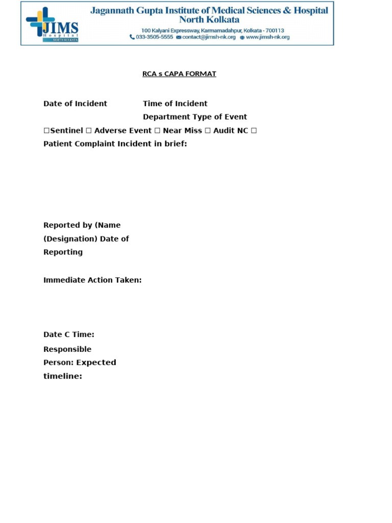 Rca & Capa Format | PDF