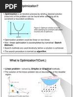 Optimization