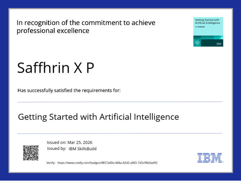IBM Certificate | PDF