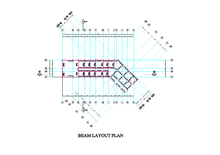 Beam Layout Plan 1 | PDF