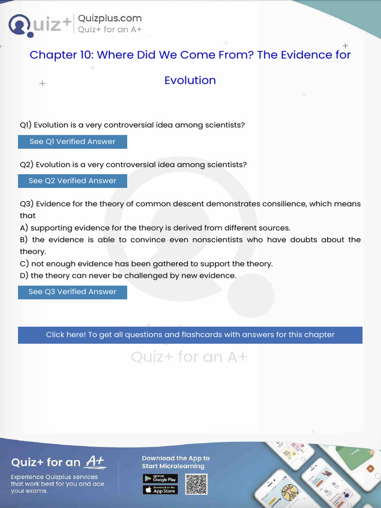 Evolution is a Very Controversial Idea Among Scientists | PDF ...