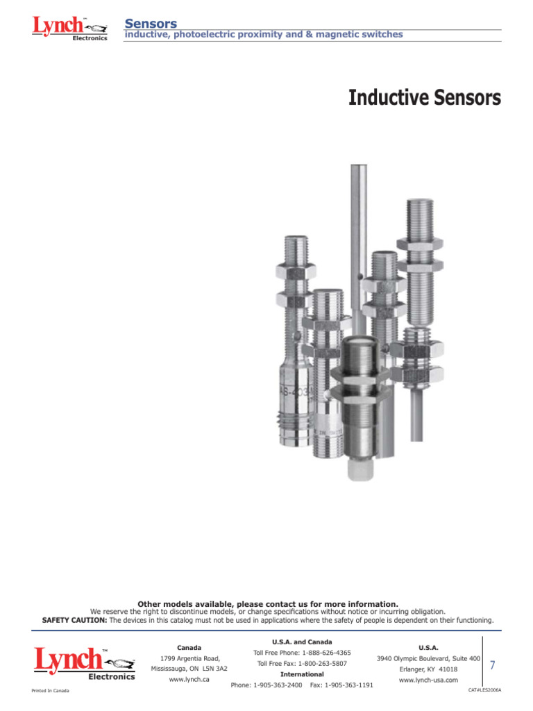 Inductive Sensors 1206 Web | PDF | Switch | Bipolar Junction Transistor