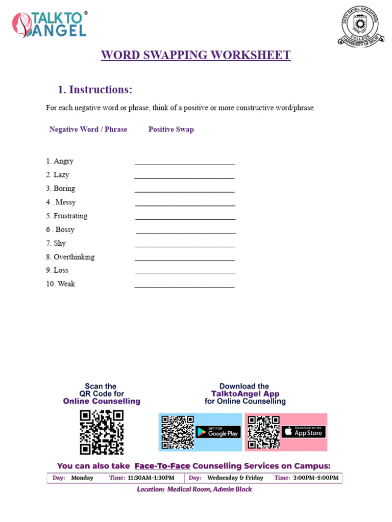 Worksheet 1 | PDF