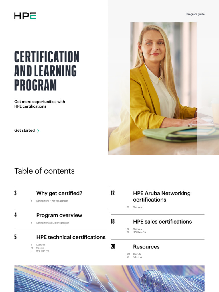 Certification and Learning Program-4aa4-2093enw | PDF | Certification ...