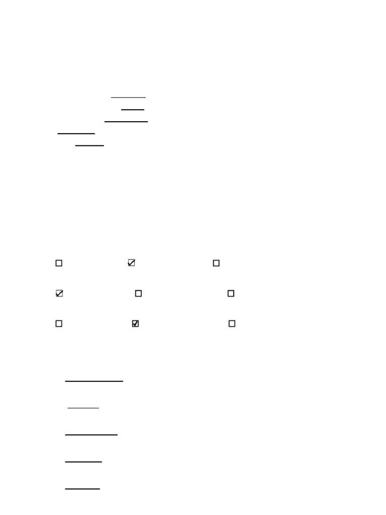 Revision Sheet of Class 2 | PDF