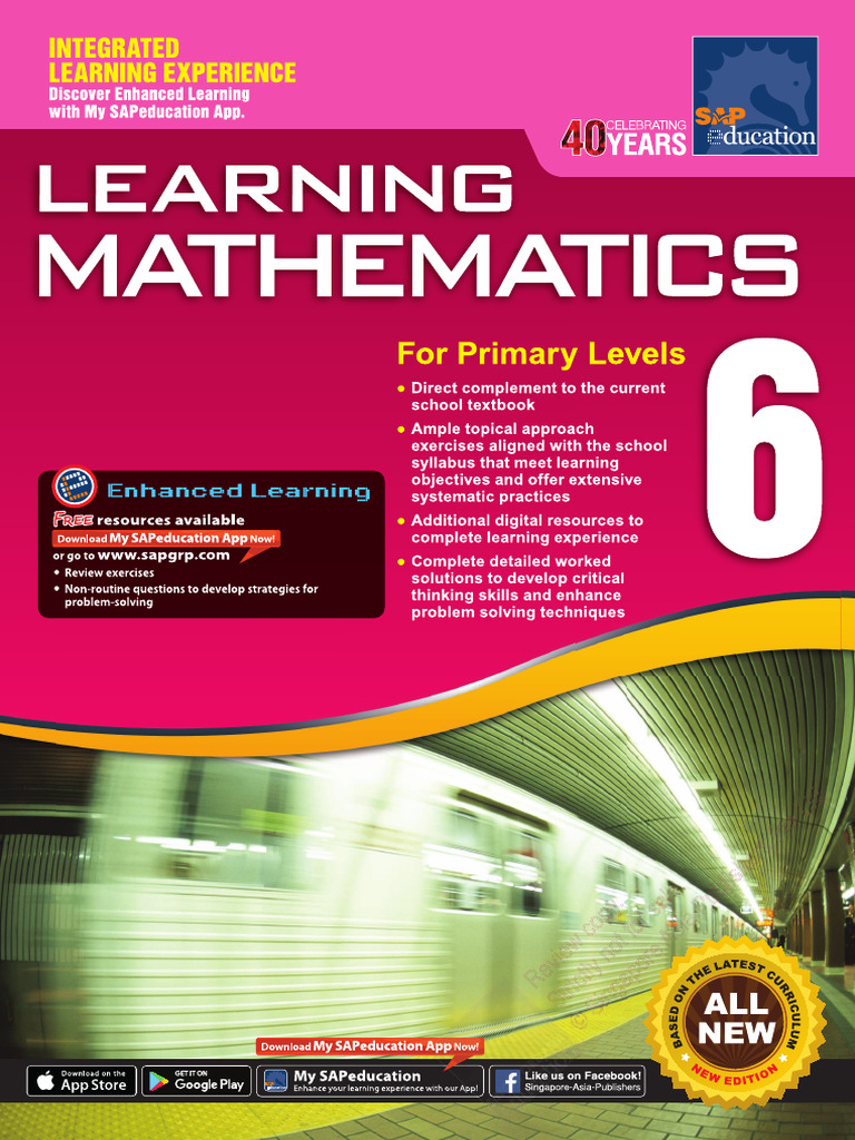 Learning Mathematics 6 | PDF