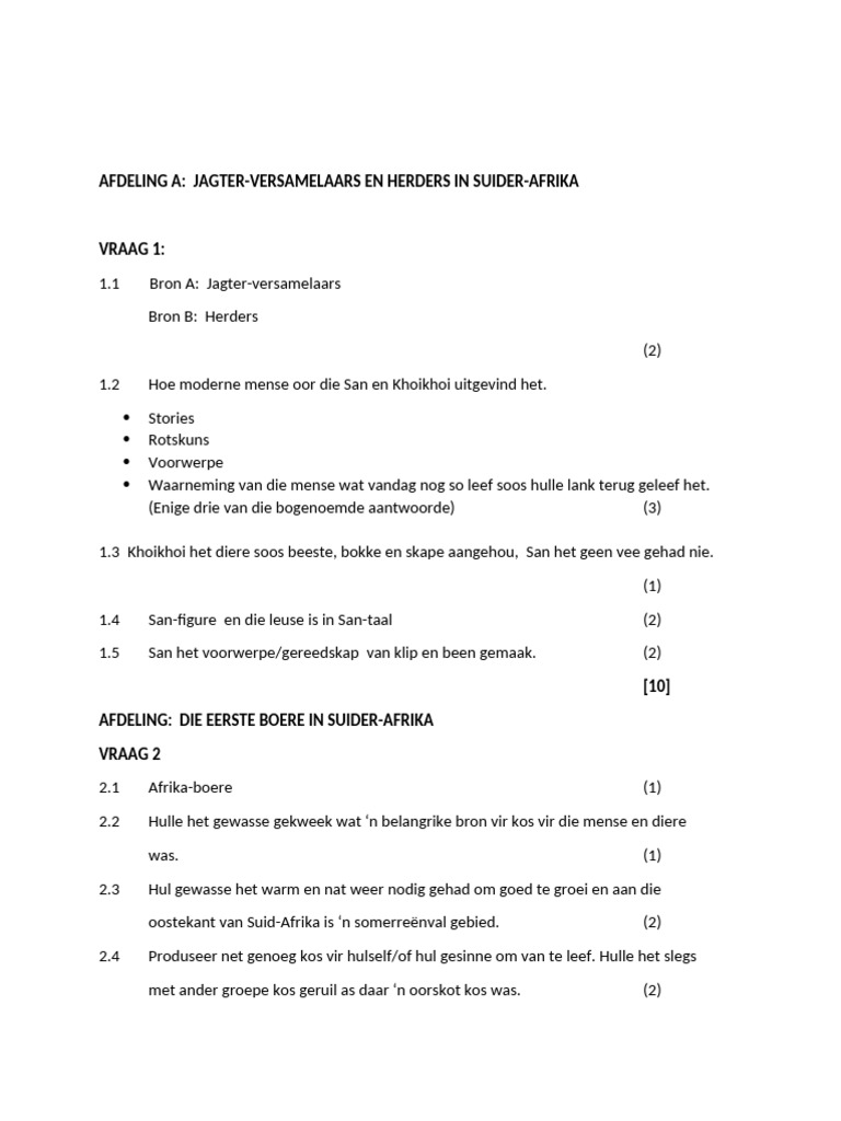 SW Gr 5 K2 Junie Gesk Memo 2021 | PDF