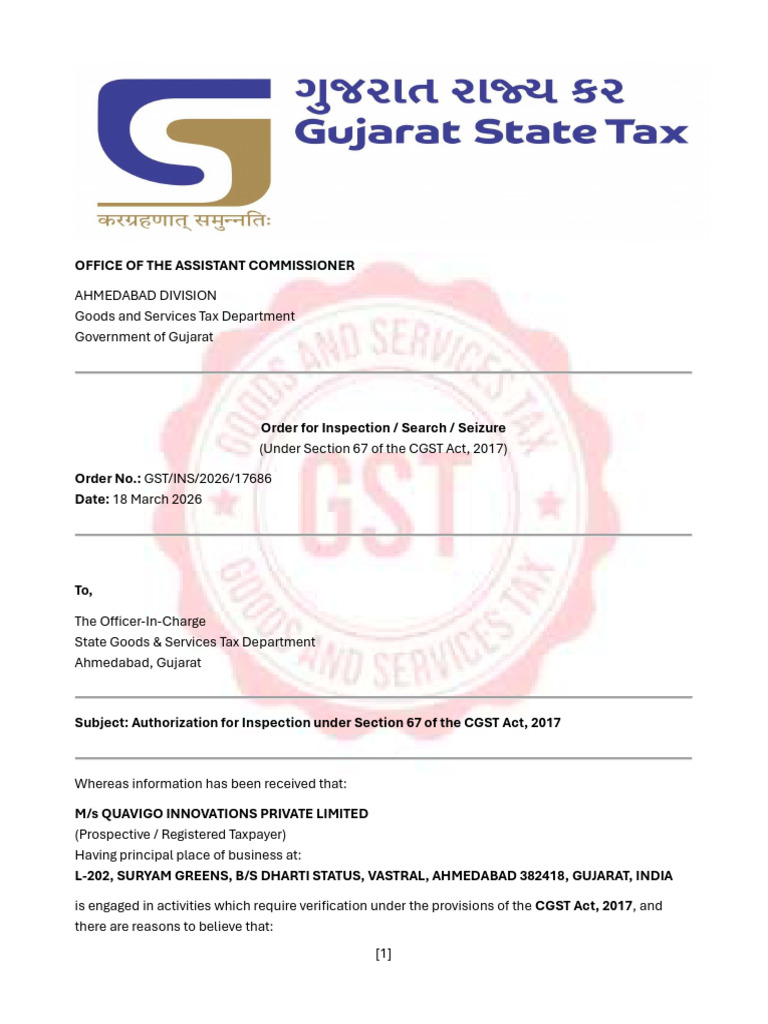 Gst Notice | PDF