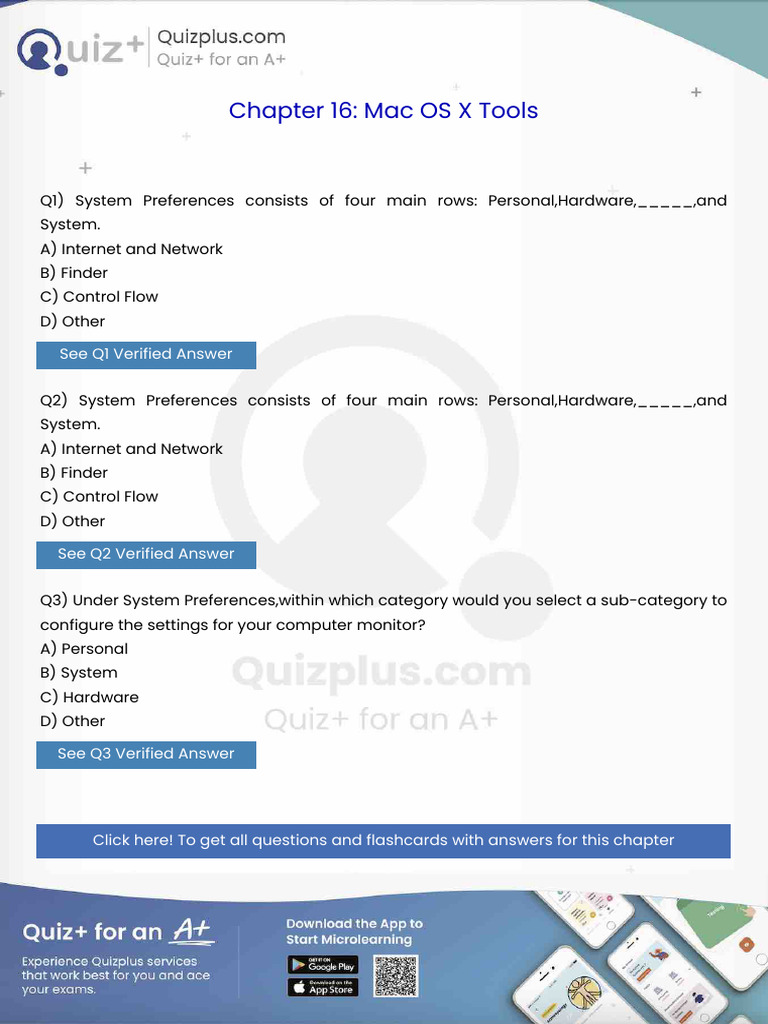 System Preferences Consists of Four Main Rows Personalhardwareand ...