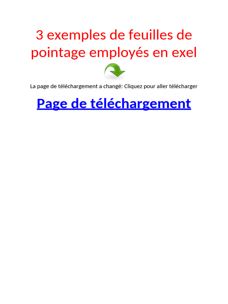 Feuilles de Pointage - Rar | PDF
