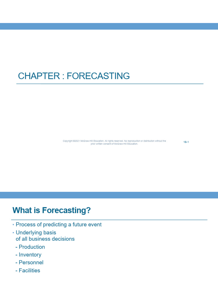Forecasting | PDF | Errors And Residuals | Forecasting