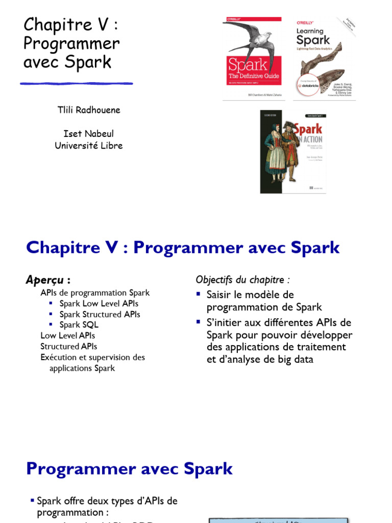 Chapitre - 5 Programmer Avec Spark | PDF | Apache Spark | Gestion des ...