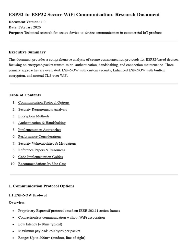 ESP32_Secure_Communication_Research.md | PDF | Security | Computer Security