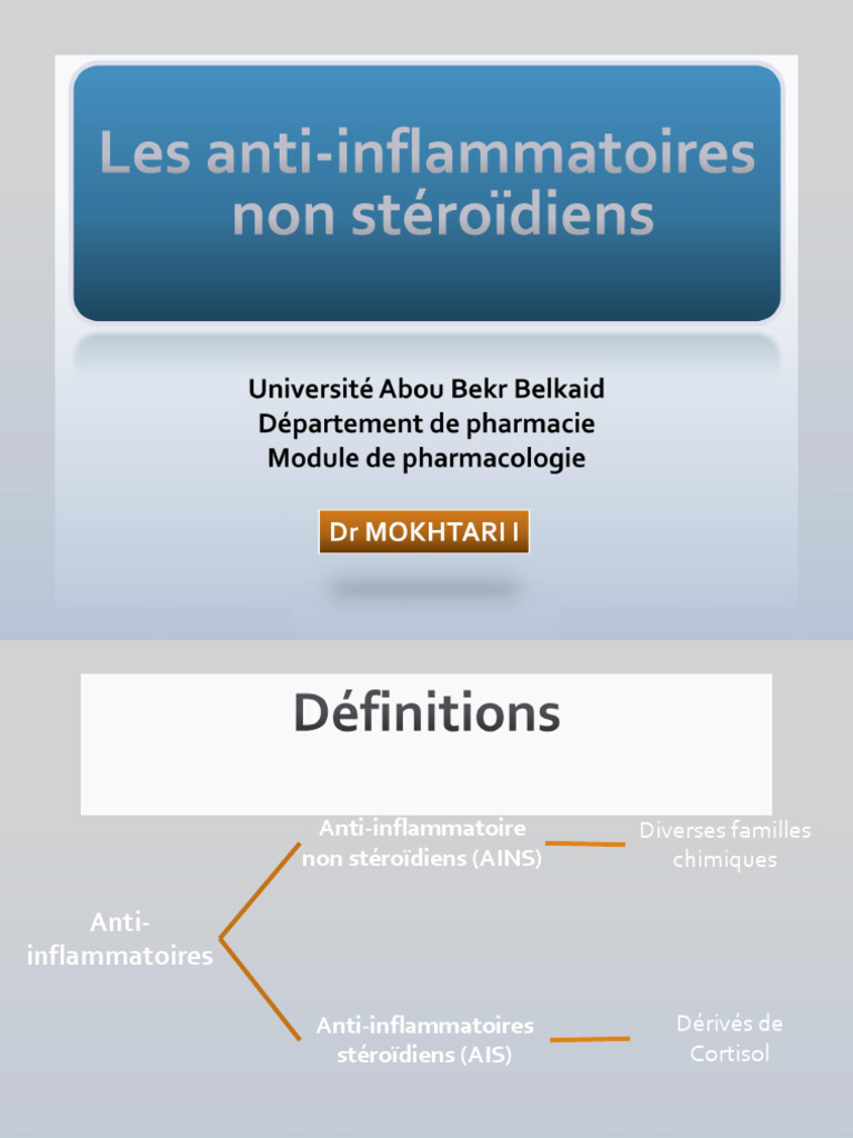 6-Les AINS | PDF | Anti-inflammatoire non stéroïdien | Aspirine