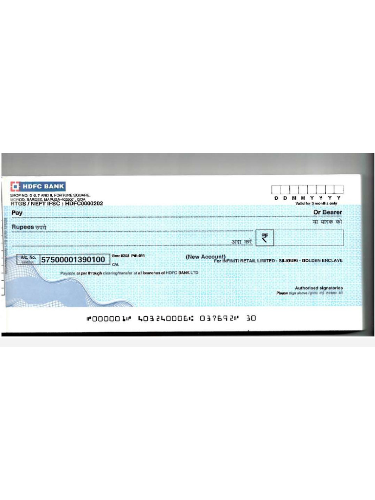 Cheque (1) | PDF