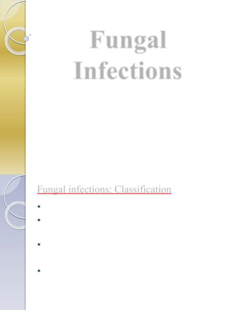 Fungal Infections | PDF | Candidiasis | Human Diseases And Disorders